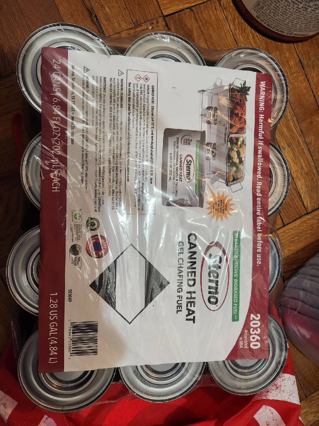 Sterno Canned Heat Gel Chafing Fuel - 24 cans - photo 2