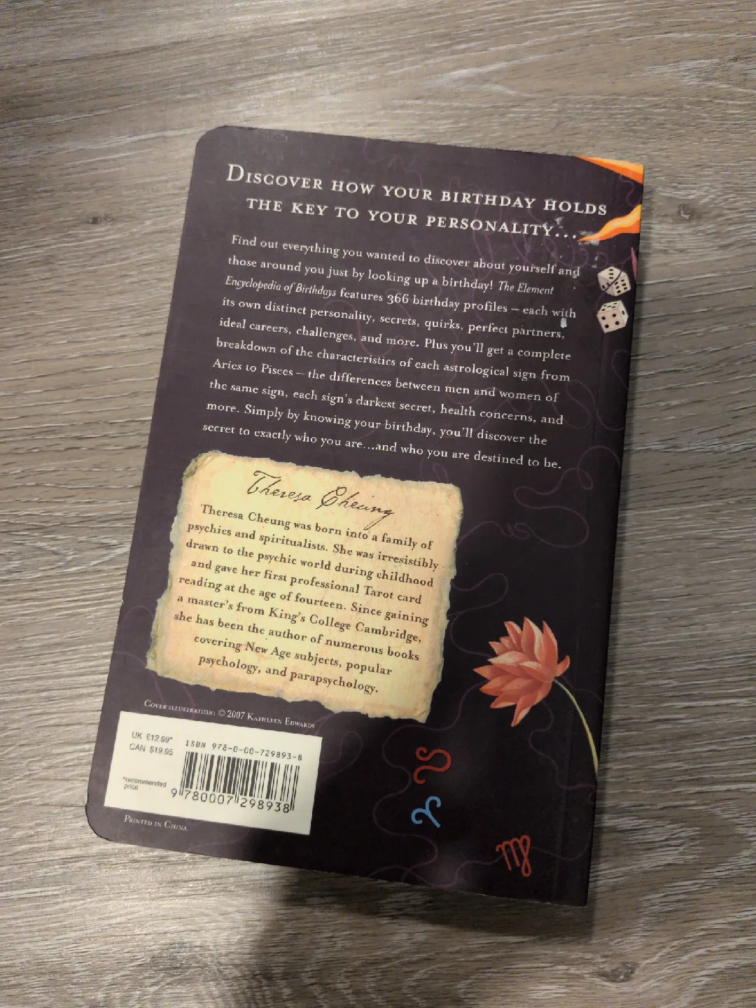 The Element Encyclopedia of Birthdays by Theresa Cheung image indicator(2)