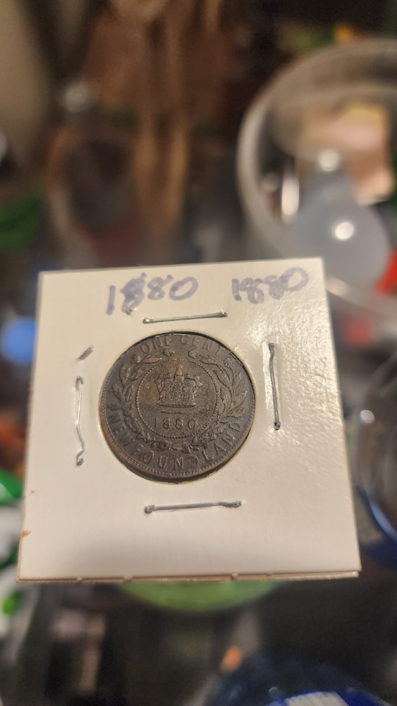 1880 Newfoundland One Cent Coin