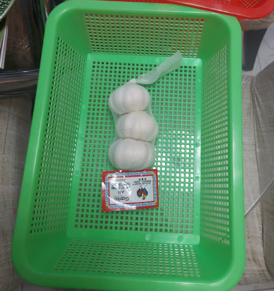 New -  Small Green Plastic Storage Basket 12x9 image indicator(4)