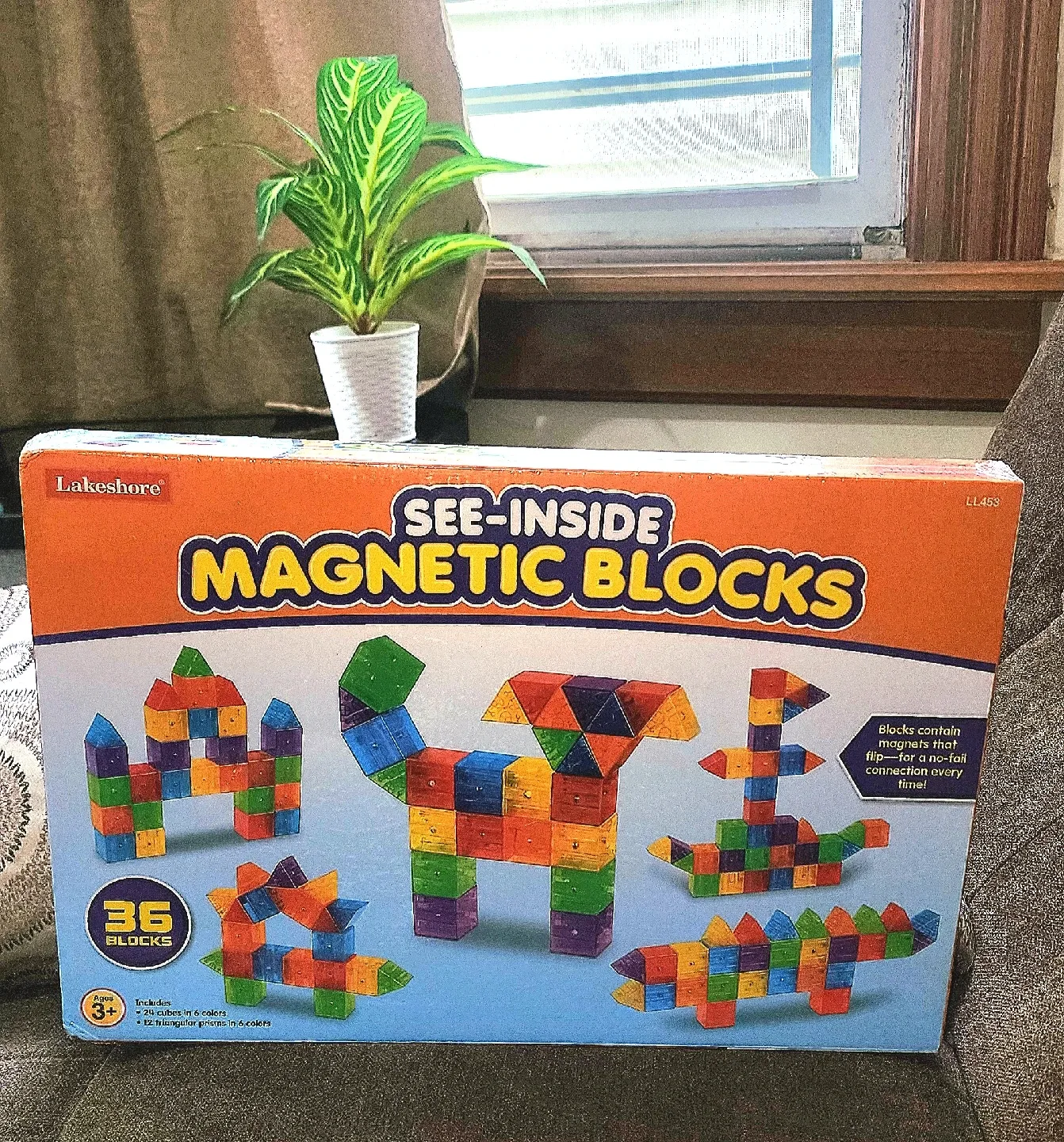 Lakeshore See-Inside Magnetic Blocks - 36 Pieces thumbnail