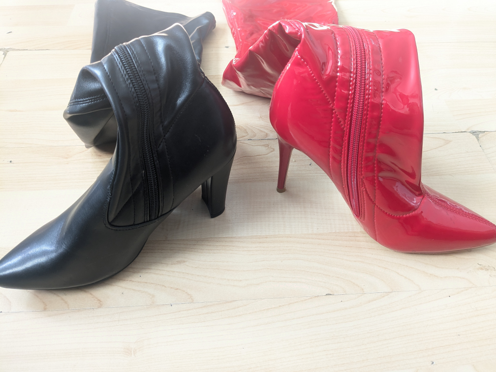 Women's Tight High Heels Boots - 2 Pairs - photo 2