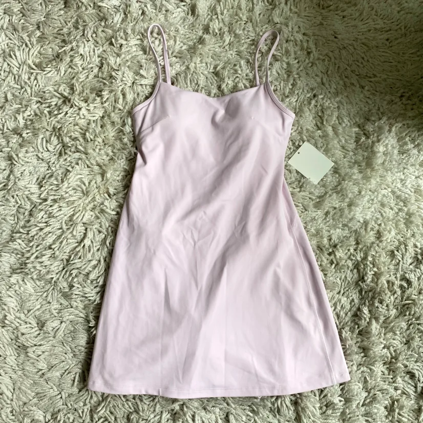 NWT Lululemon Align Cami Strap Dress - Size 8, Pink Organza thumbnail