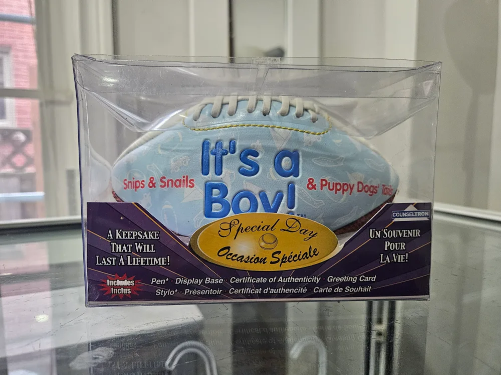 It's a Boy! Keepsake Football thumbnail