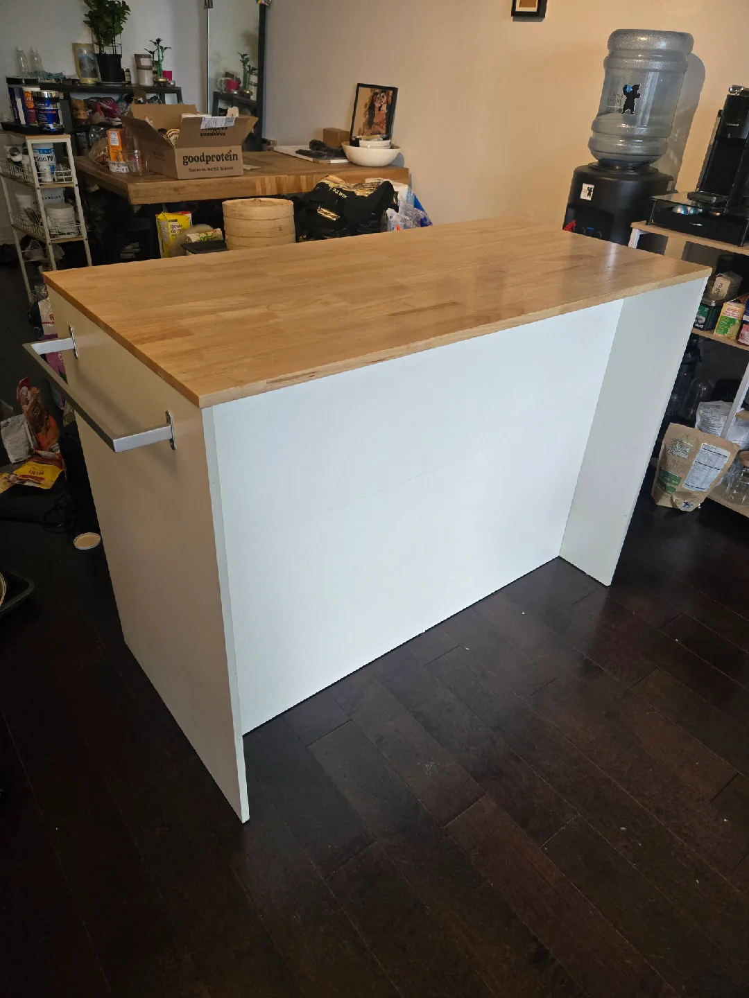 Kitchen Island with Butcher Block Top image indicator(4)