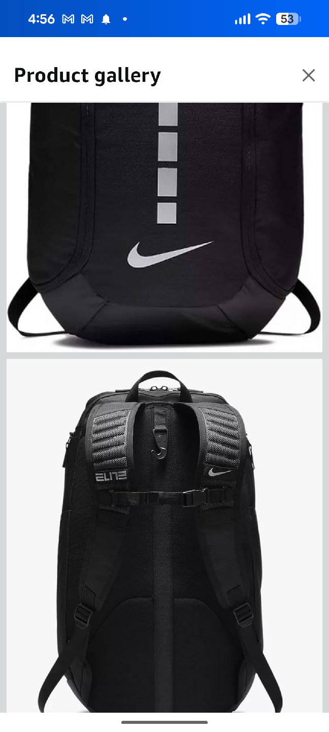 Nike Hoops Elite Pro Backpack Basketball Black - photo 2