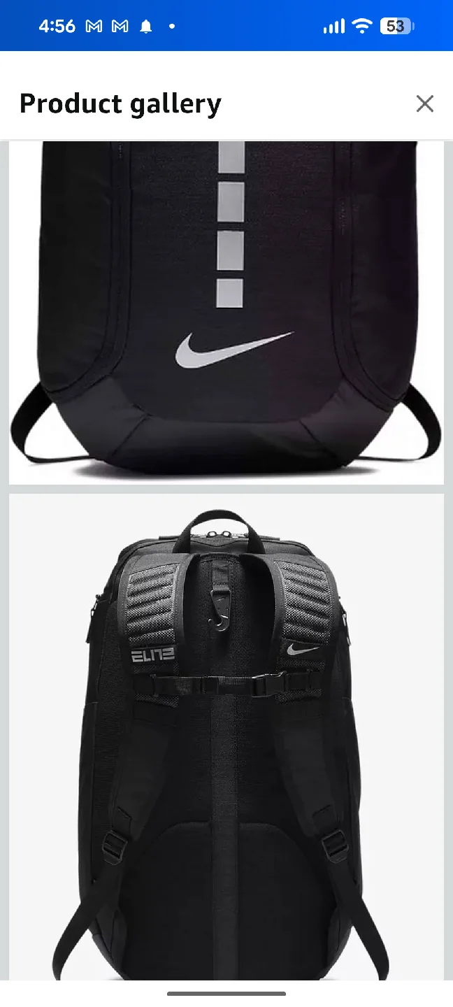 Nike Hoops Elite Pro Backpack Basketball Black image indicator(2)