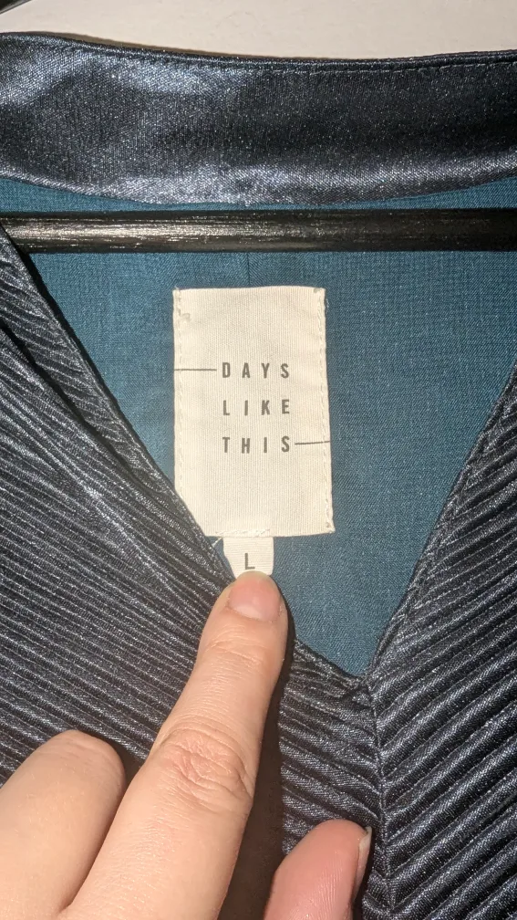 Days Like This DD Plissé Dress - Size L image indicator(2)