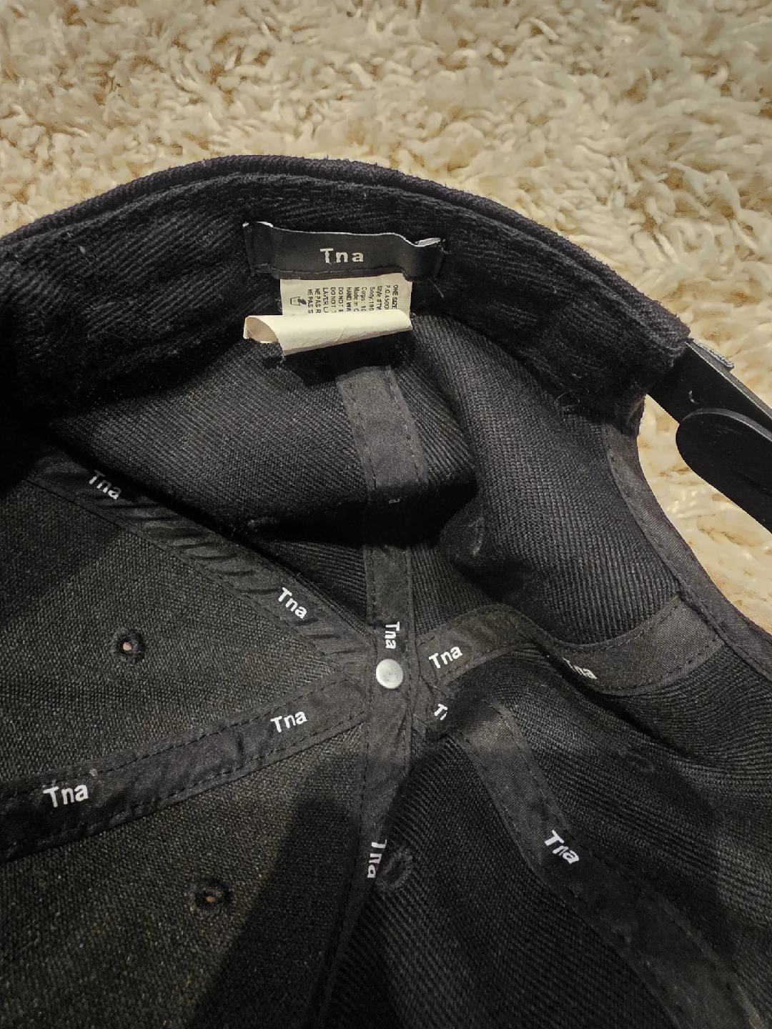 TNA Black Baseball Cap - photo 2