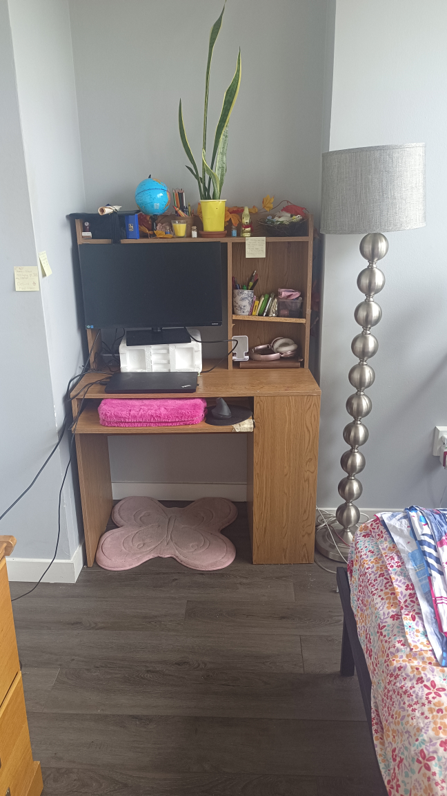 home office desk and storage - photo 2