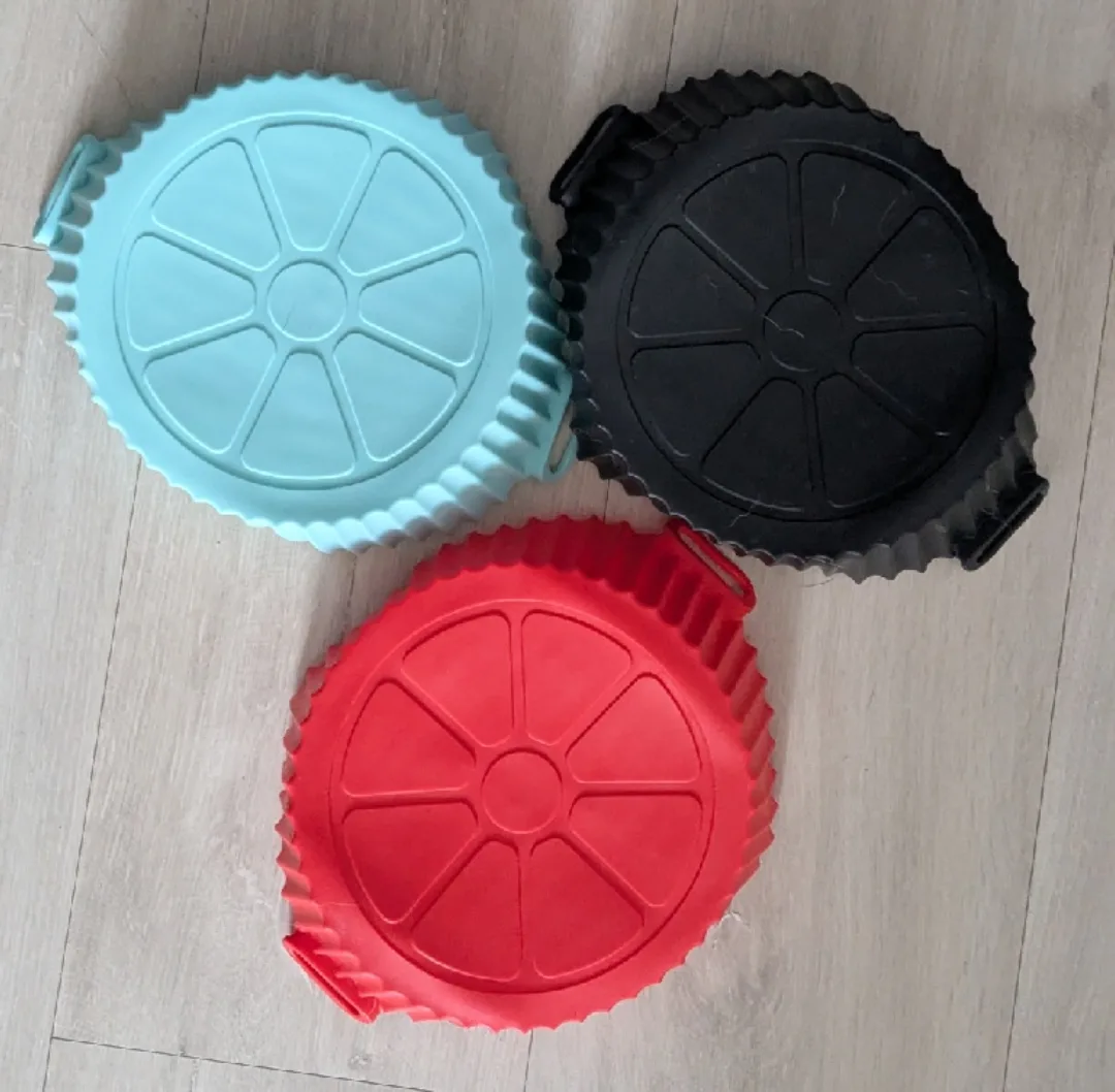 Brand New Silicone Air Fryer Liners🥕 image indicator(3)