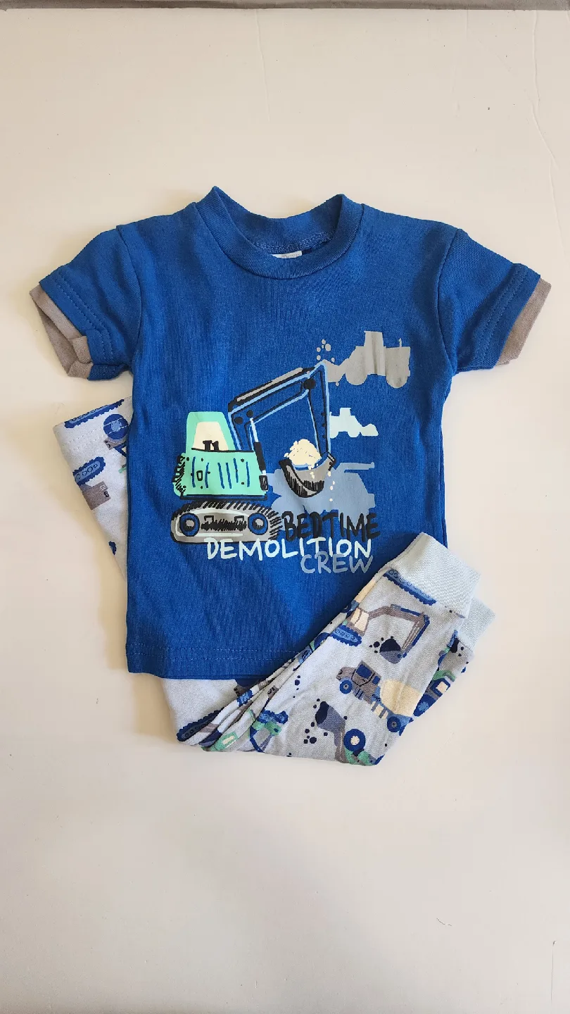 Bedtime Demolition Crew Pajama Set-2T image indicator(2)