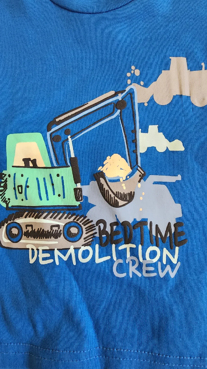 Bedtime Demolition Crew Pajama Set-2T image indicator(4)