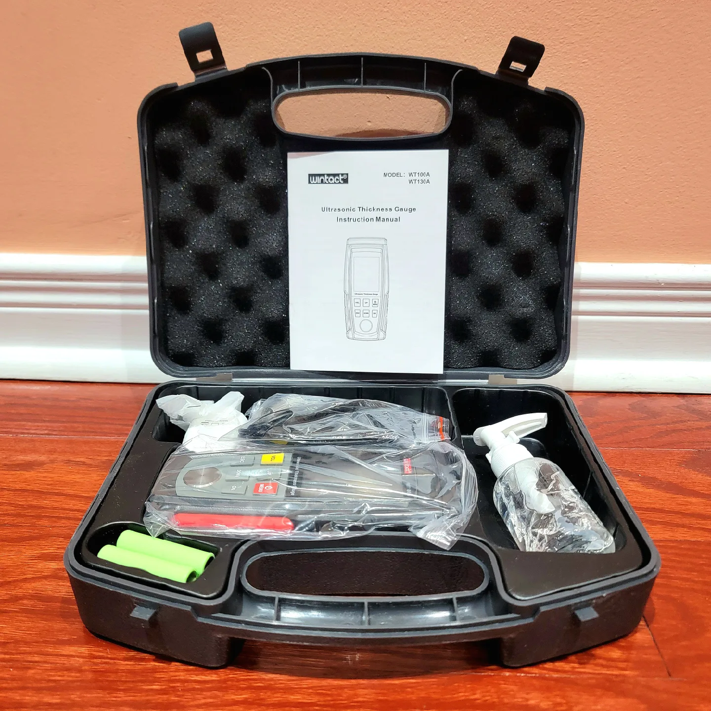 Wintact Digital Ultrasonic Thickness Gauge Tester Meter image indicator(4)