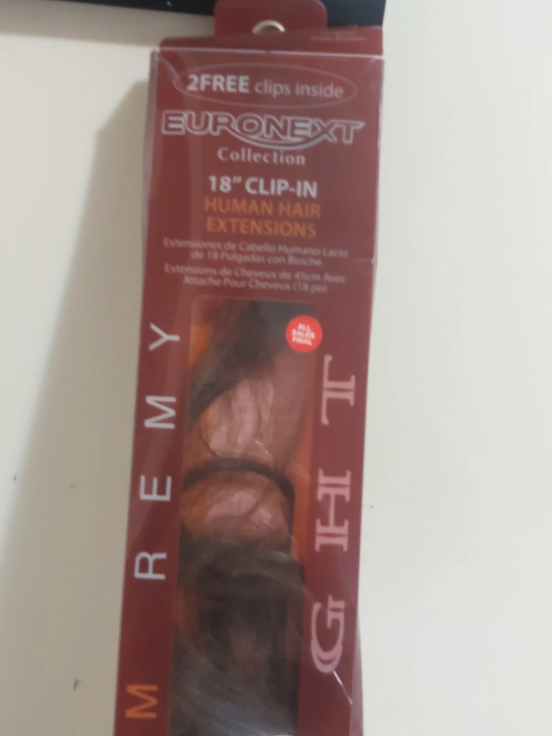 Euronext Remy de Prima 18" Hair Extensions - Dark Brown