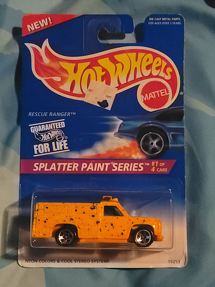 New Hot Wheels Rescue Ranger Splatter Paint Series