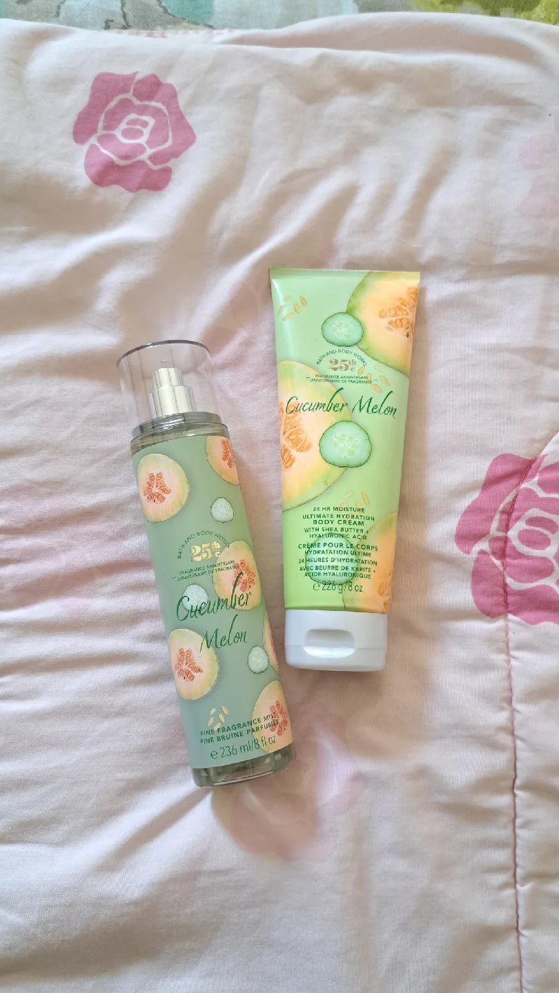 Bath & Body Works Cucumber Melon Body Cream & Mist thumbnail