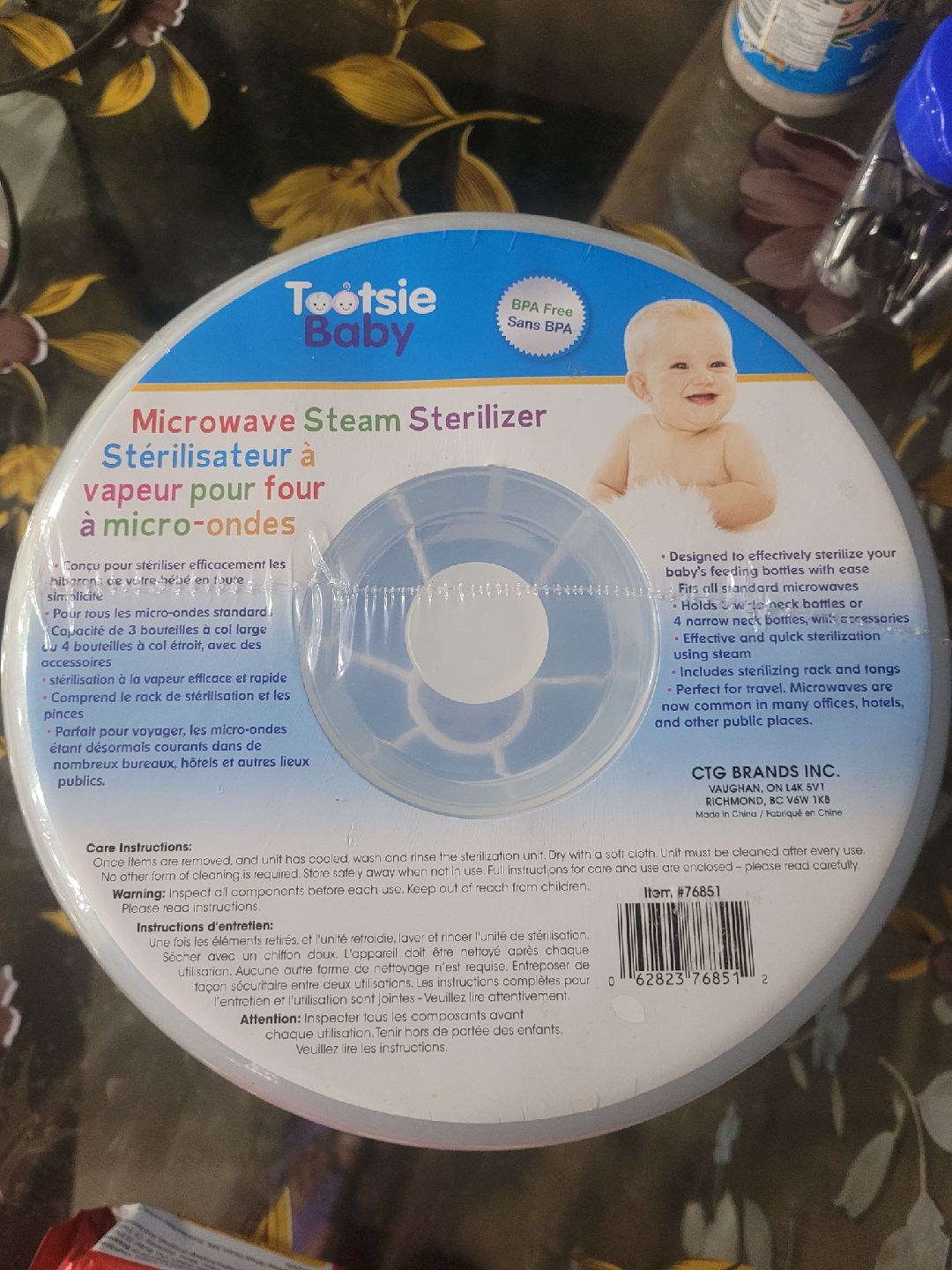 Tootsie Baby Microwave Steam Sterilizer - New