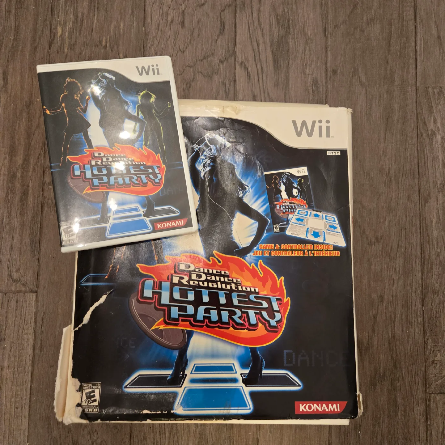 Dance Dance Revolution Wii Pad and game. Good condition. thumbnail