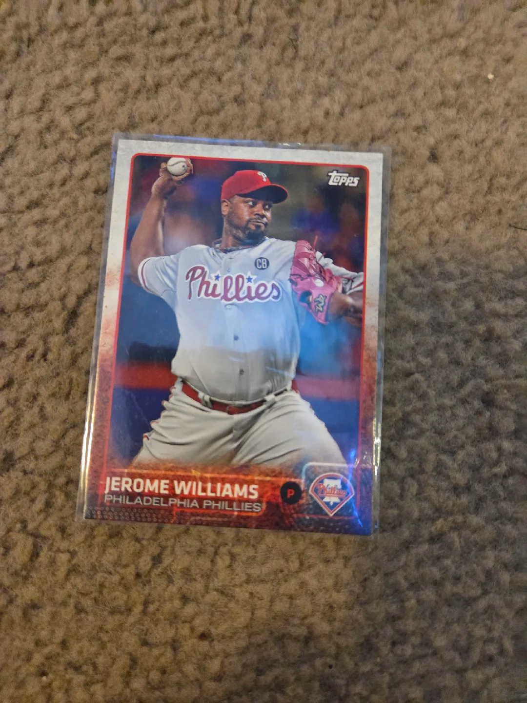 Jerome Williams Topps Baseball Card thumbnail