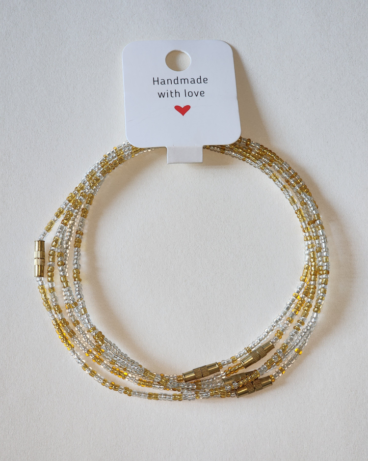 ( 5pcs) Handmade Beaded Anklets Beads - New - photo 3