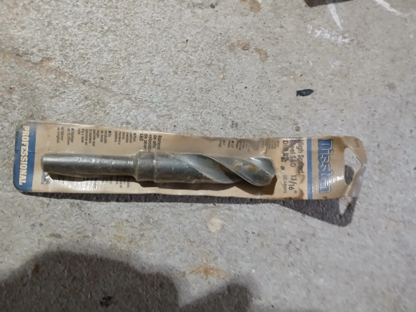 Disston 13/16" High Speed Steel S&D Drill Bit image indicator(2)