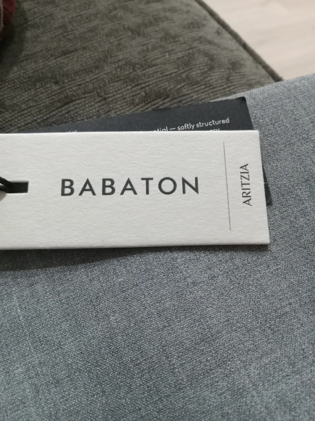 Babaton Aritzia l Shirt - Heather Dark Grey - Size 4 image indicator(6)