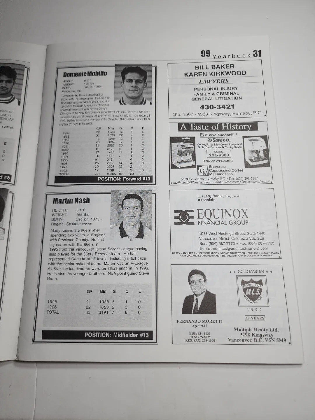 '99 Vancouver Eighty-Sixers Yearbook image indicator(8)