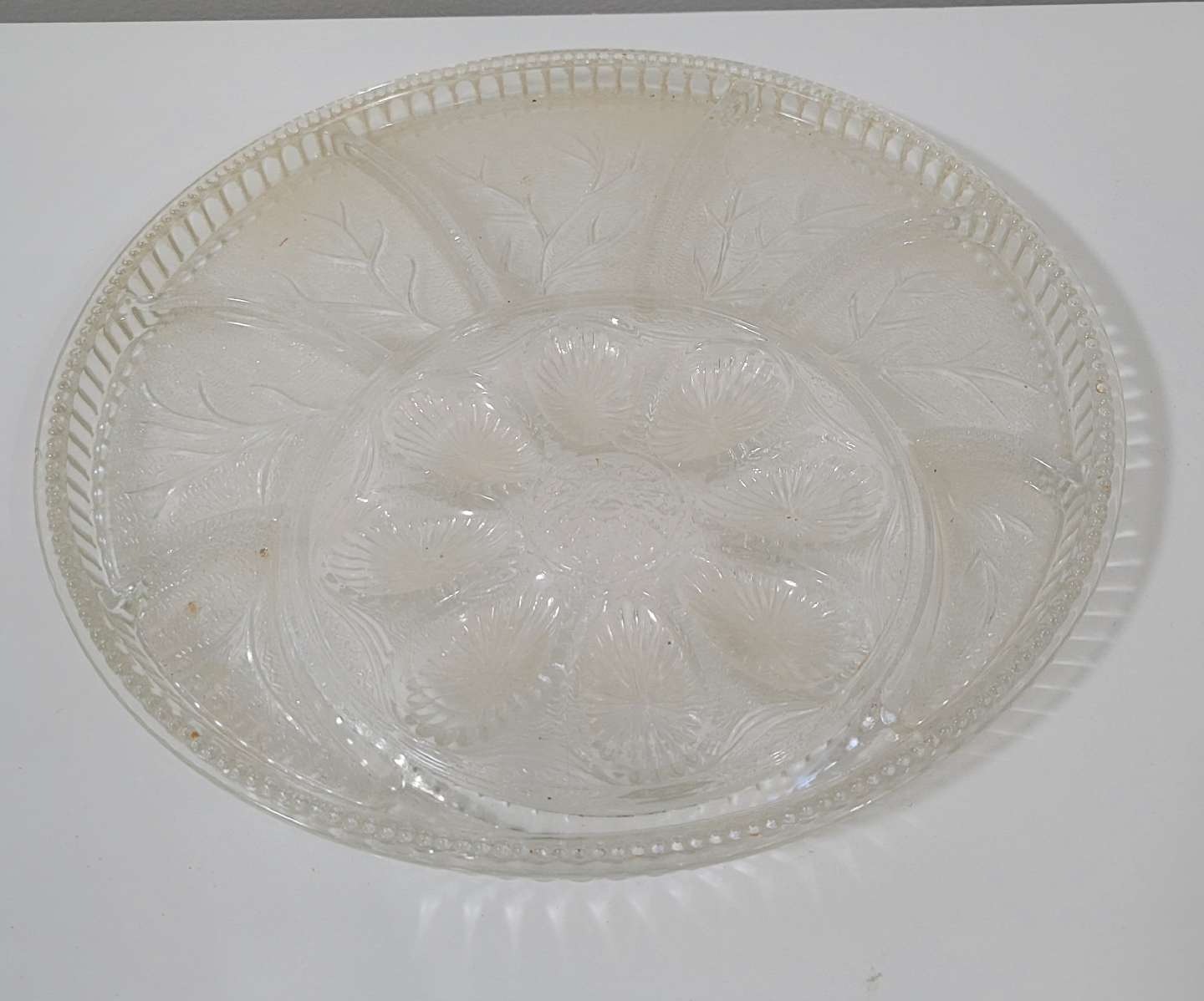 Clear Glass Serving Platter
