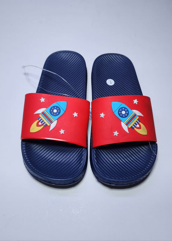 Kids Unisex Red Rocket Star Slide Size 1-big Kid(Eu 33 - photo 2