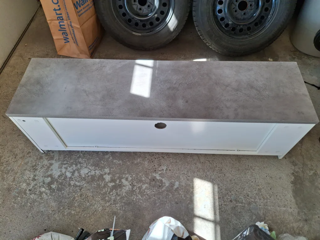 used Grey & White TV Stand/Media Console image indicator(5)