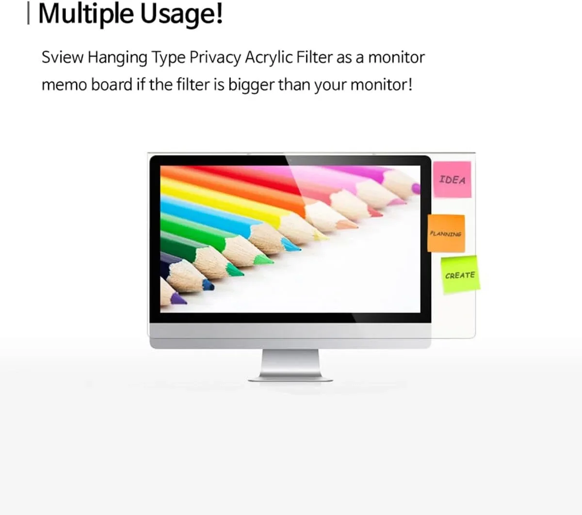 Privacy Screen Filter for Widescreen Computer Monitors BNIB image indicator(4)