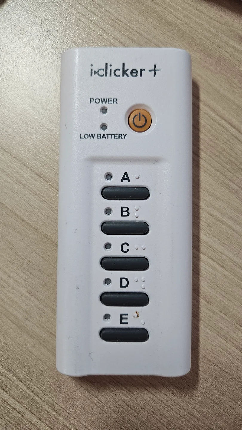 i-clicker + thumbnail