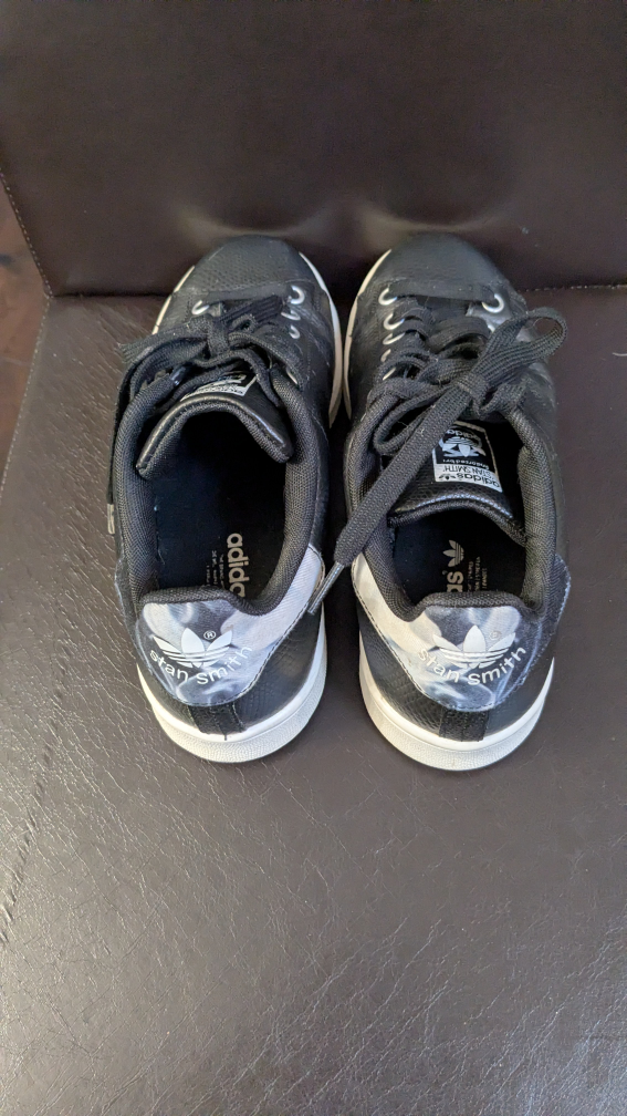 Women's Adidas Stan Smith Black Sneakers - photo 2