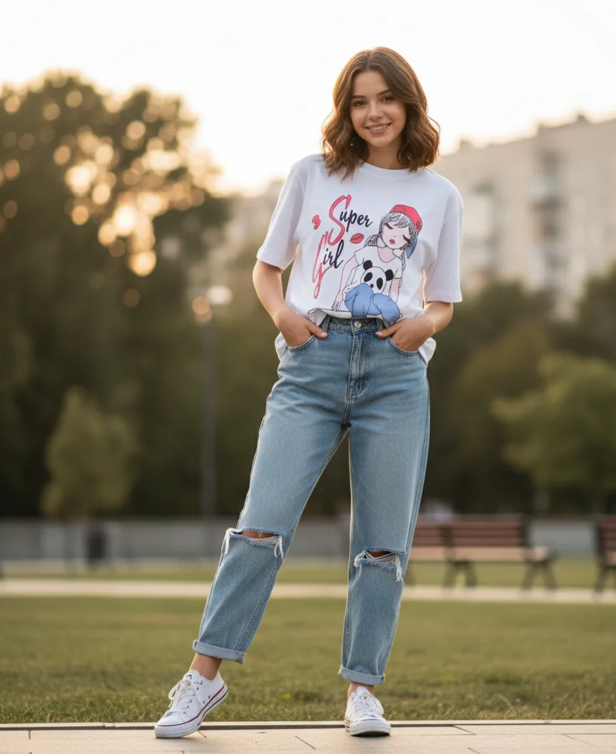 🩶 Ladies Baggy T-Shirts | Limited Stock 🩶 image indicator(7)