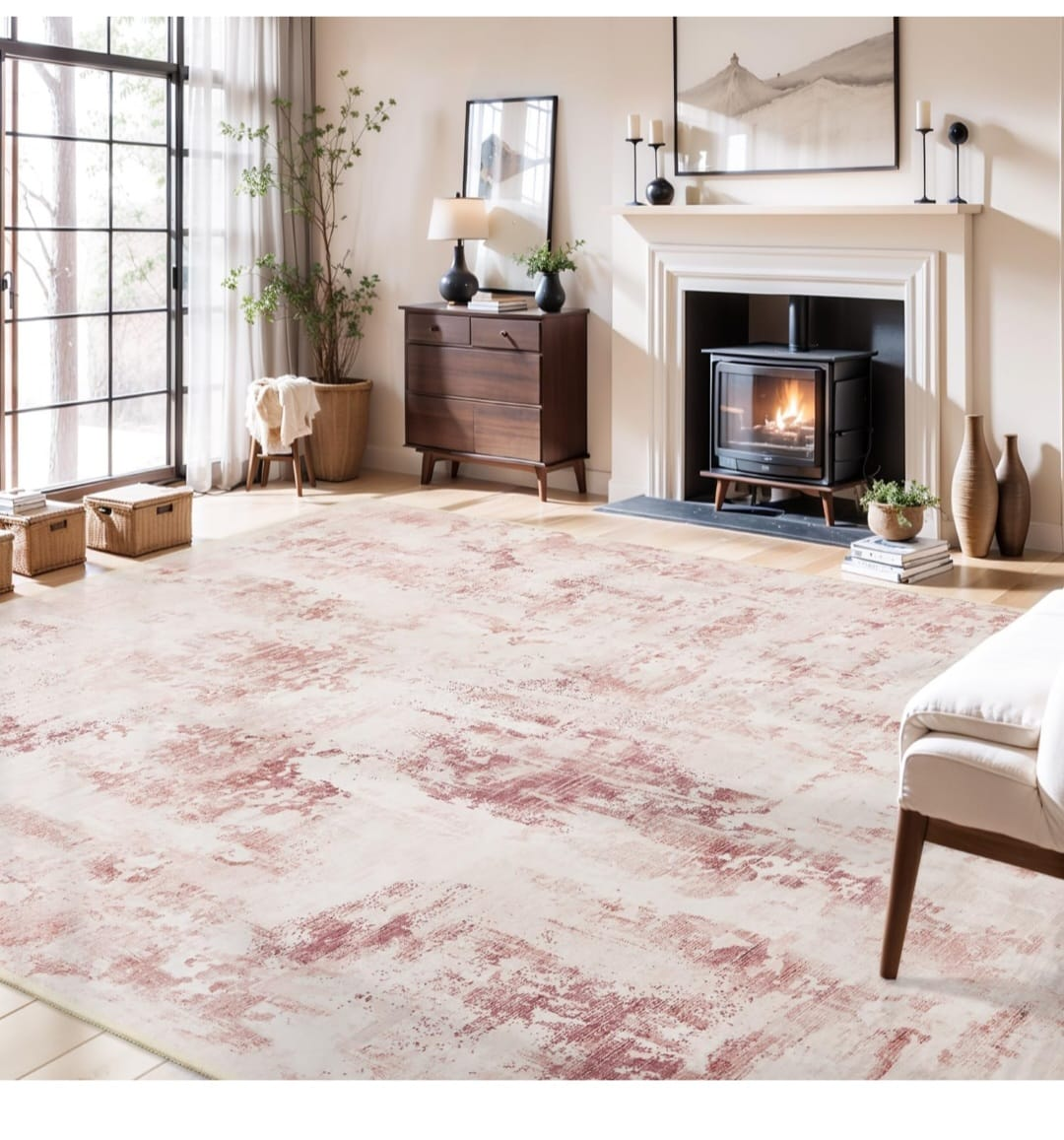 8x10 ft Area Rug - Machine Washable