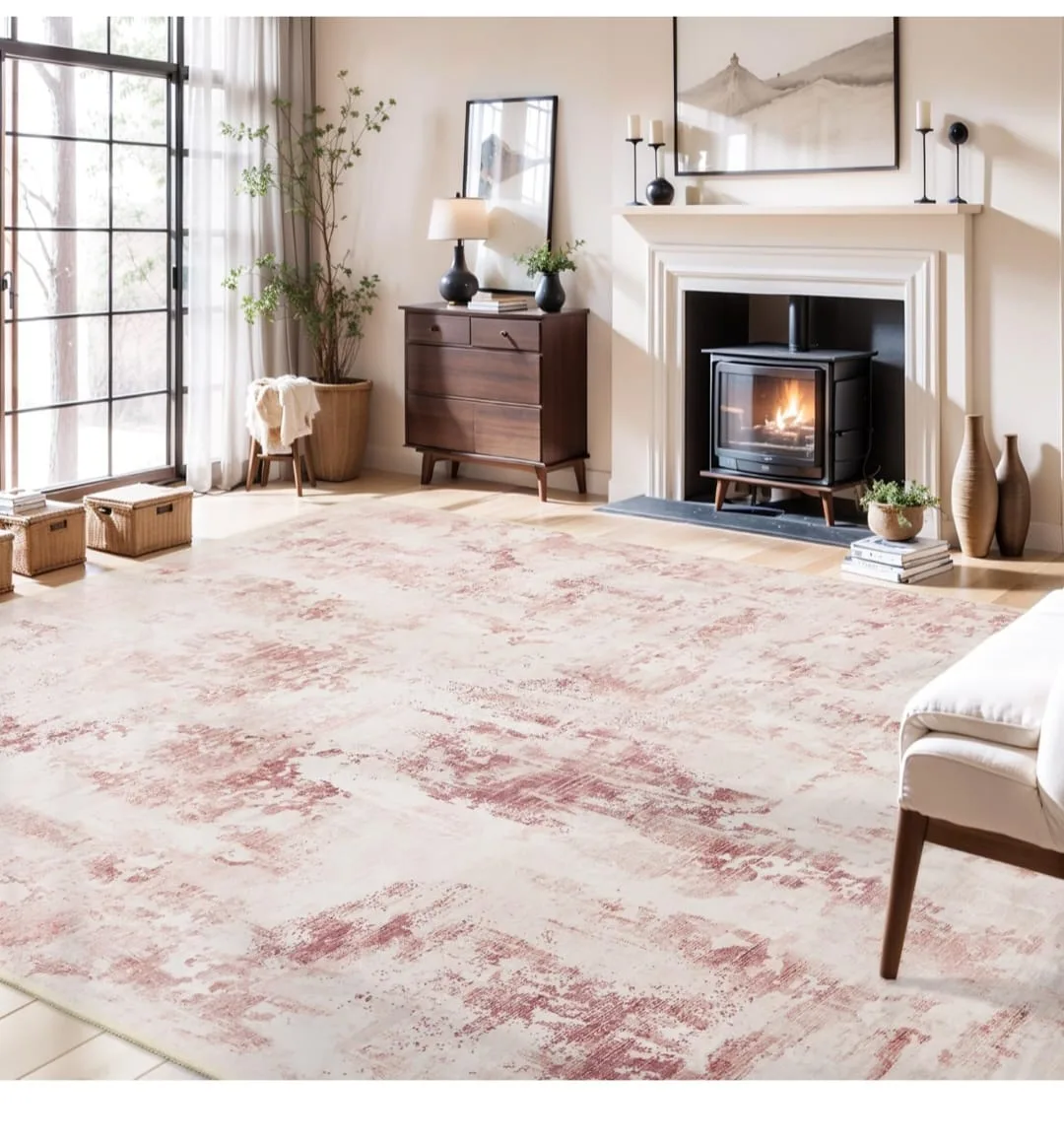 8x10 ft Area Rug - Machine Washable