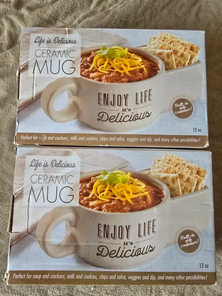 Life is Delicious Ceramic Mug - 12 oz thumbnail