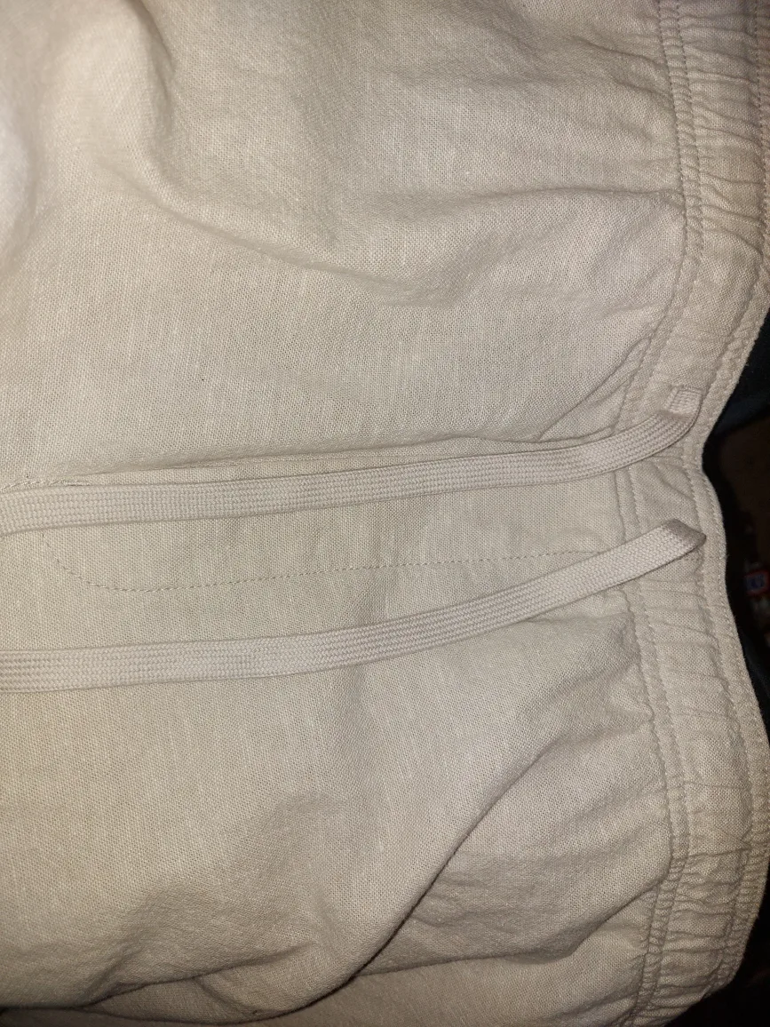 Better Cotton Beige Linen Pants - Size 4XL image indicator(3)