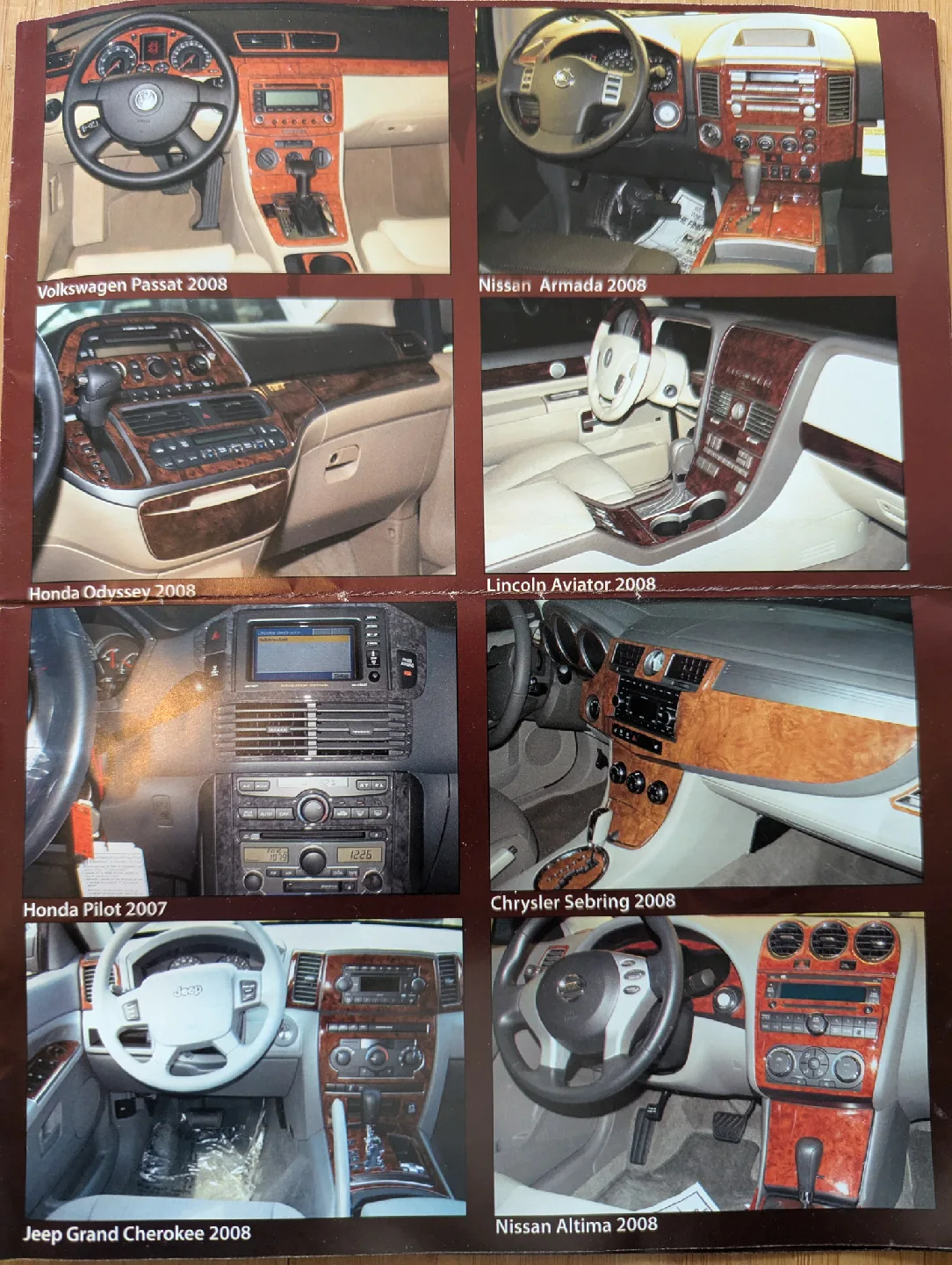 VW Jetta interior design trims