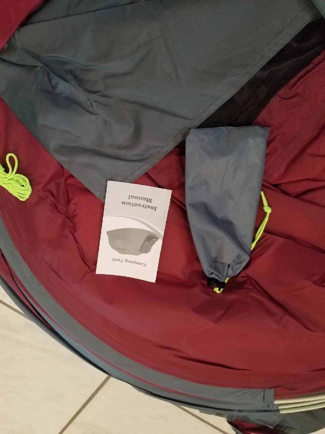 HUI LINGYANG 6 Person Easy Pop Up Tent, 12.5 x 8.5 brand new image indicator(7)