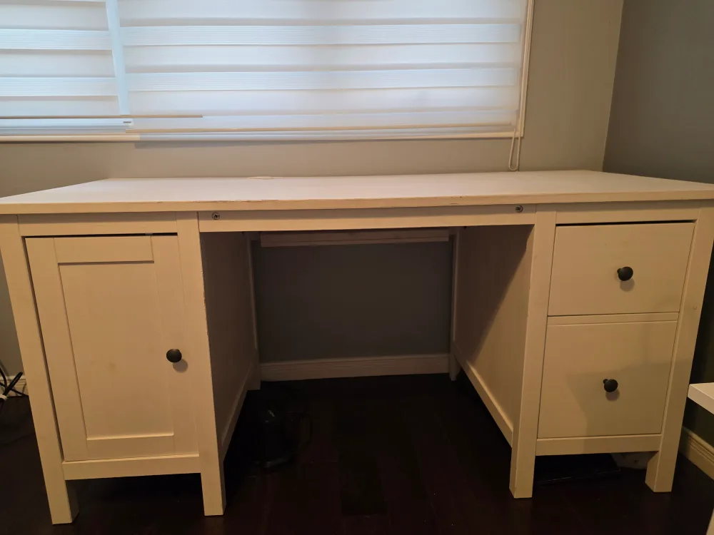 IKEA Hemnes White Desk thumbnail