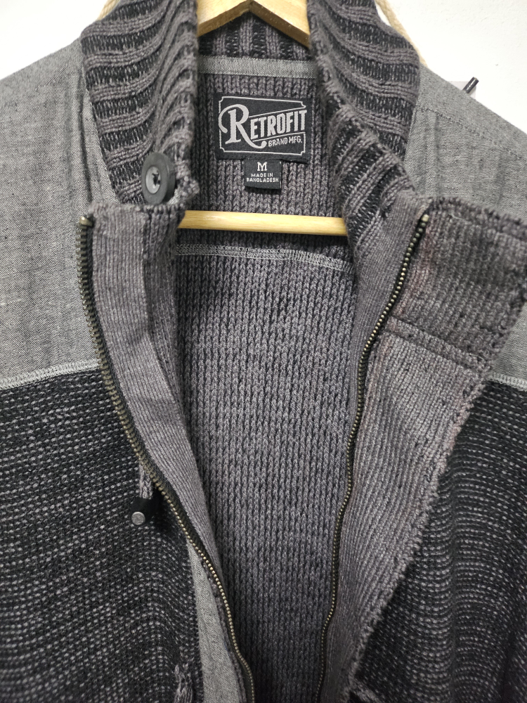 Retrofit Brand MFG. Gray Cardigan Size M - photo 3