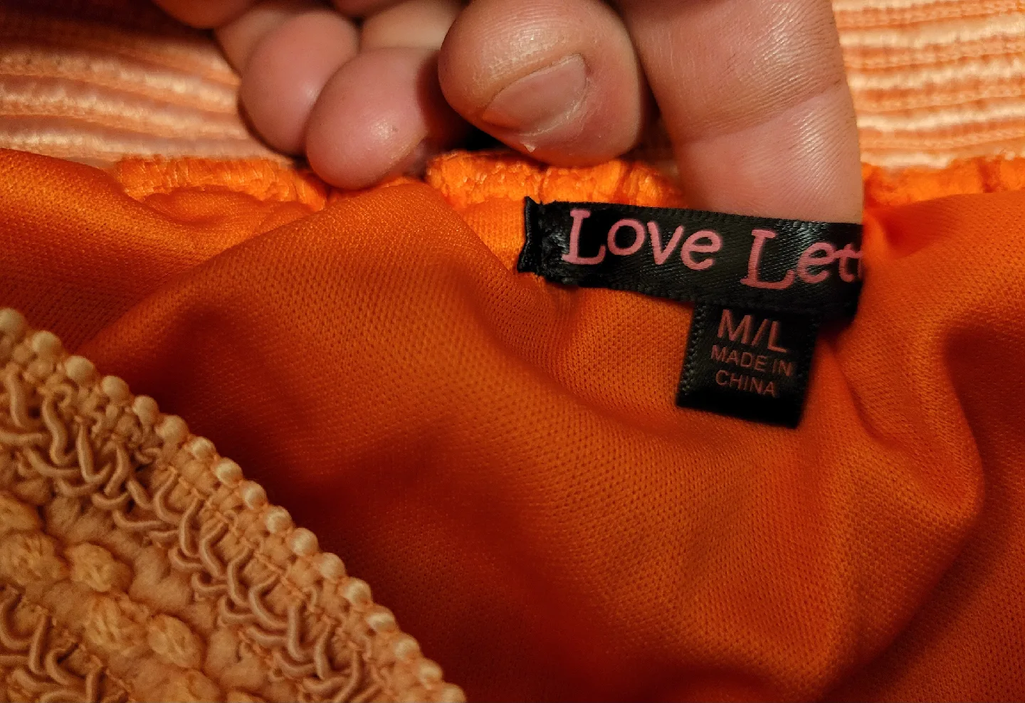 Love Letter Red Lace Skirt - Size M/L (0396) image indicator(2)