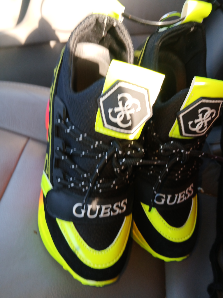 Guess Neon Accent Sneakers - photo 3