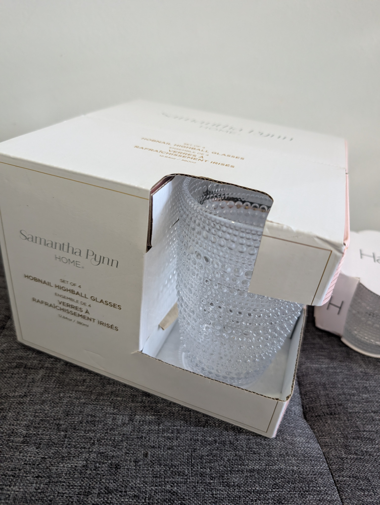 Samantha Pynn Home Hobnail Highball Glasses - Set of 4 - photo 2