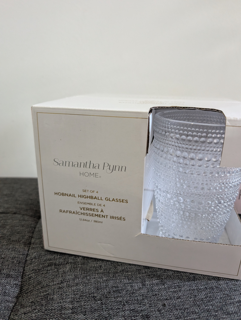 Samantha Pynn Home Hobnail Highball Glasses - Set of 4 - photo 4