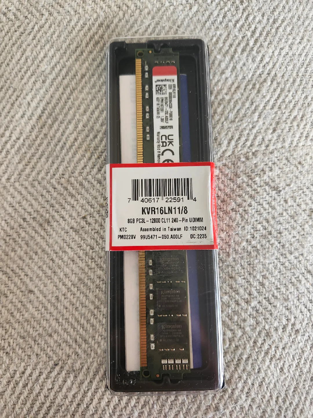 Kingston 8GB Desktop Memory (New!) thumbnail