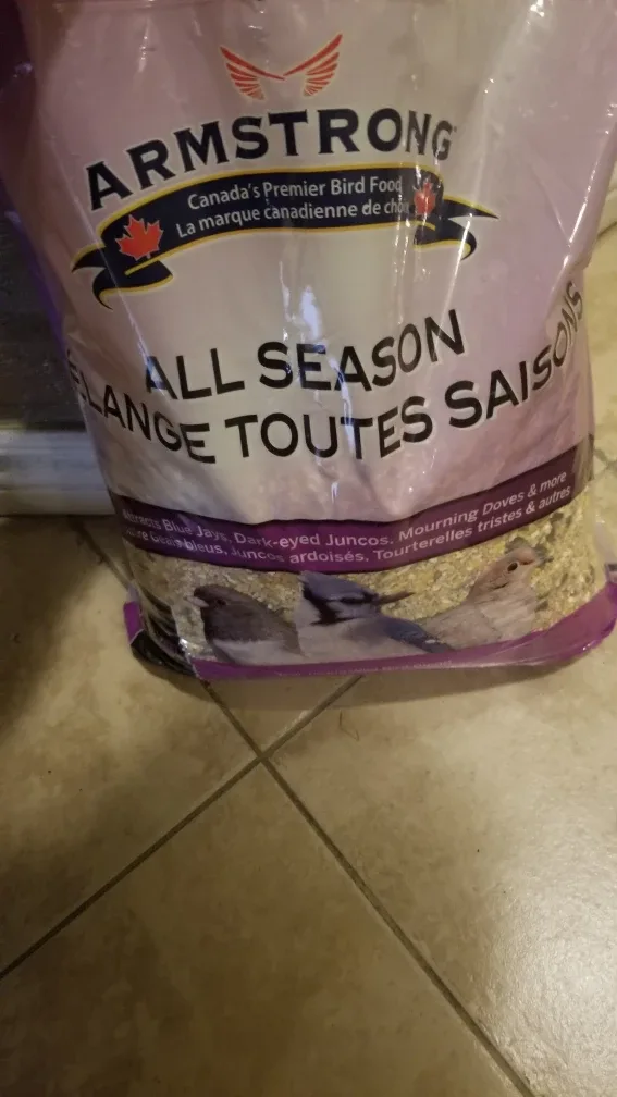 Armstrong All Season Bird Food- open