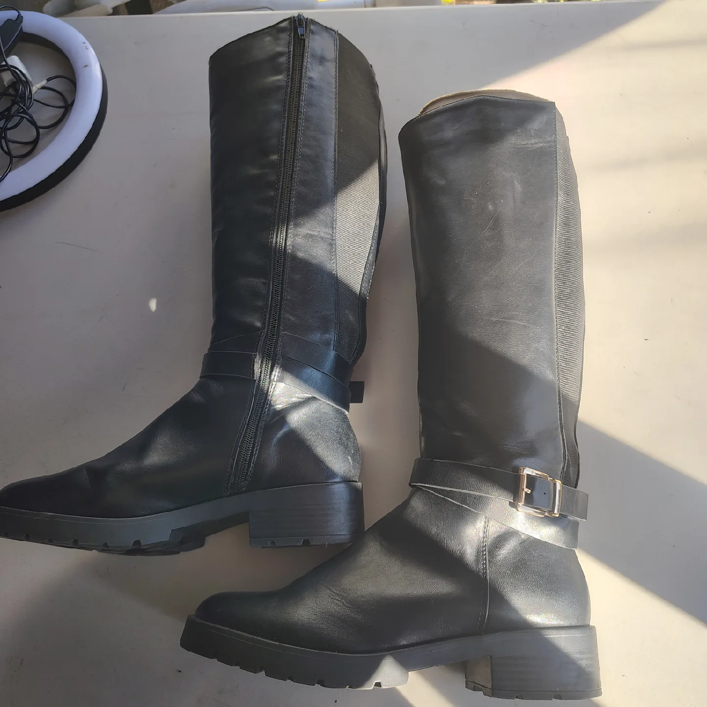 Black Knee High Boots - Size 9 by Primark image indicator(5)